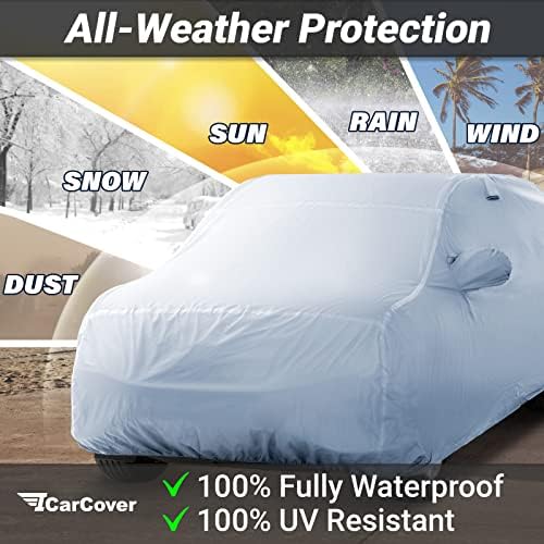 ICARCOver Premium SUV Cover za 2009-2022 Chevy Traverse Vodootporna Sve-vremenska kišna snijeg UV Sun Hail Zaštitnik za automobile,