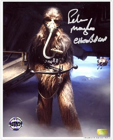 Peter Mayhew sa autogramom 8x10 Chewbacca maskirana fotografija