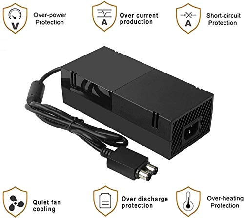 Power Supply Brick za Xbox One, Amio AC Adapter kabl za zamjenu kabla za Xbox One konzola sa američkim punjačem zamjena kabla 100-240V