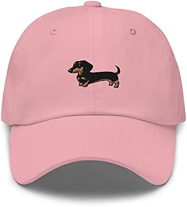 Pas za jazavčarstvo izvezeni bejzbol šešir pamuk podesivi kapu
