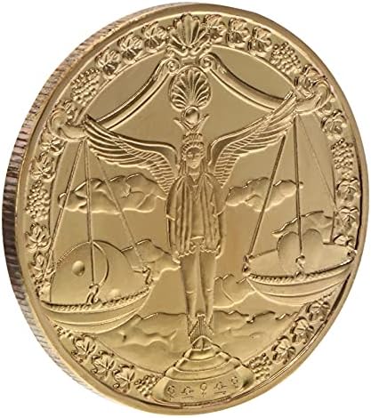 Toyandona Vintage ukrasi 12 Suvenirni kovanica Kolektivni zodijak Vaga Komemorativni kov kolektualni poklon za rođendanski poklon