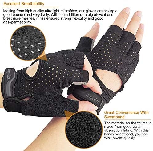 Hopedas rukavice za trening rukavice za dizanje tegova rukavice za podršku dlanovima zaštita za muškarce i žene, rukavice za vježbanje