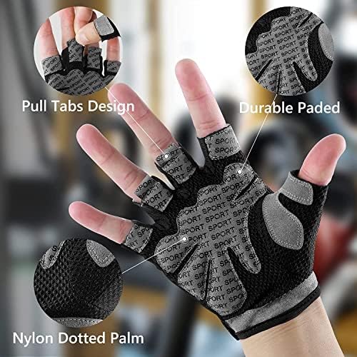 CTHOPER rukavice za dizanje tegova za muškarce ženske rukavice za teretanu sa zaštitom dlana protiv klizanja prozračne rukavice za