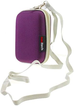 Navitech ljubičasta vodootporna zaštitna torbica za sočiva kamere kompatibilna sa Nikon Af-s Teleconverter TC-17e II