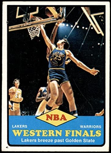 1973 TOPPS 67 NBA zapadno finale Lakers / Warriors VG / Ex + Lakers / Warriors