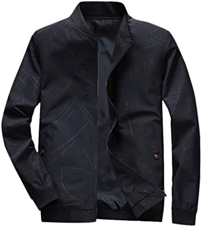 Muška jesenska zima casual moda boja jakna sa zatvaračem za patentno odijelo na vrhu zimskih kaputa za muškarce velike i visoke
