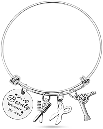 Frizerski stilistički pokloni Frizerski salon Narukvica okrilistica frizera nakit nakit nakit na narukvice sa češljem sušilice za