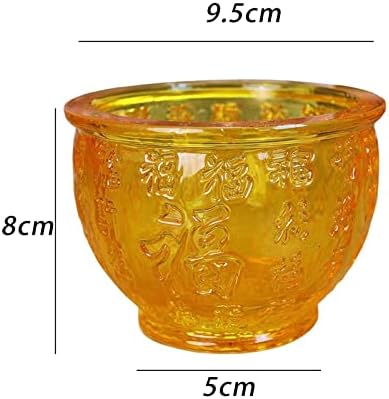KLKCMS kineska sreća Dekorativna skulptura cilindra Tradicionalna bogatstva Prosperitet Bowl Cornecopia Otvaranje poklona Bresure