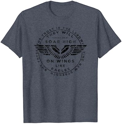 Vinuti na krilima kao orlovi Muška Christian T-shirt T-Shirt