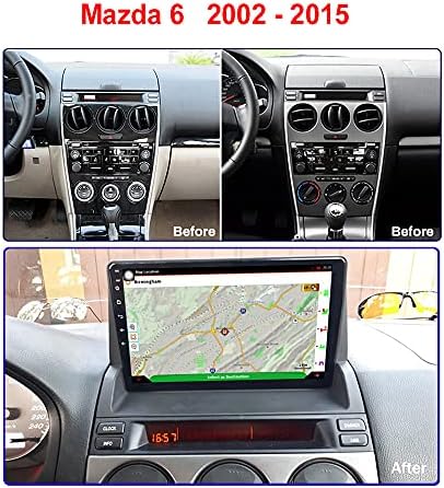 Bestycar 10.1 '' Android Car Stereo radio za Mazda 6 2002-2015 Octa Core Android 10.0 HD Touchscreen HeadUnit podržava GPS navigacijsku