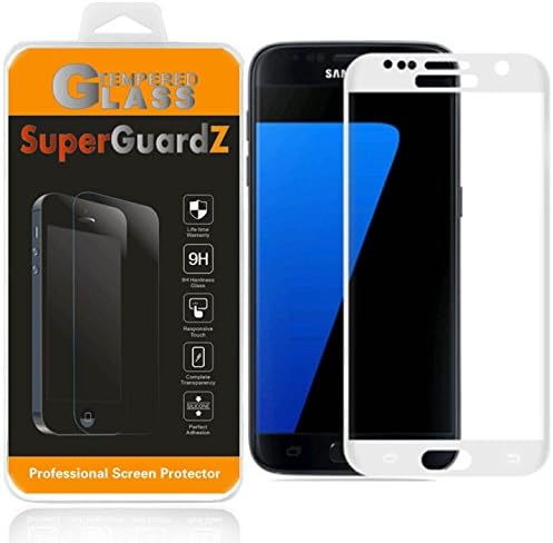 Za Samsung Galaxy S7 - Superguardz kaljeno staklo Zaštita ekrana [Bijela]-pokrivenost cijelog ekrana, zaštita od ruba do ruba, 9H,