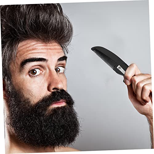 Hemoton muški džep preklopni pribor BEARD češljevi za muškarce za kosu za oblikovanje brada, četkica za nošenje Sklopivi češalj muški