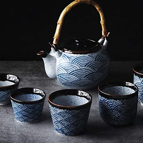 Cabilock 2pcs 200ml japanske čaše za mirovanje čaše za piće Keramičke čaše za piće Keramičke čaše servisne čaše japanske boje Posluživanje