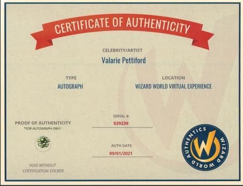 Valarie Pettiford Otkrivanje vještica potpisalo je 8x10 World World Wizard - autogramirane NBA fotografije
