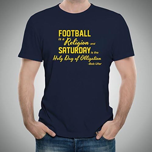Fudbal je citat religije - Bob Ufer Michigan Wolverines fudbalska majica