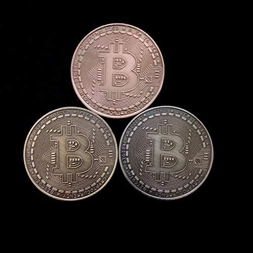 2020 pozlaćena bitcoin replika prigodni koval Kolekcionar kolekcionarskog zbirke Kolekcionarska fizička komemorativna imitacija