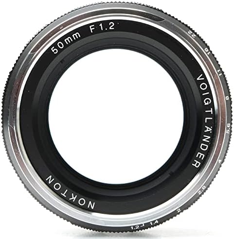 Voigtlander Nokton 50mm f / 1.2 Asferični VM Leica M objektiv za montiranje-Crna
