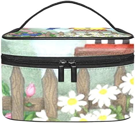 Toaletna torba, putna šminka kozmetička torba za žene muškarci, vrtni vintage proljeće cvijeće cvijeće