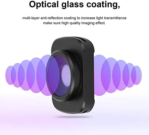 Širokougaoni objektiv, magnetna Anamorfna kamera objektiv od legure aluminijuma optičko staklo širokougaoni objektiv za DJI OSMO džep