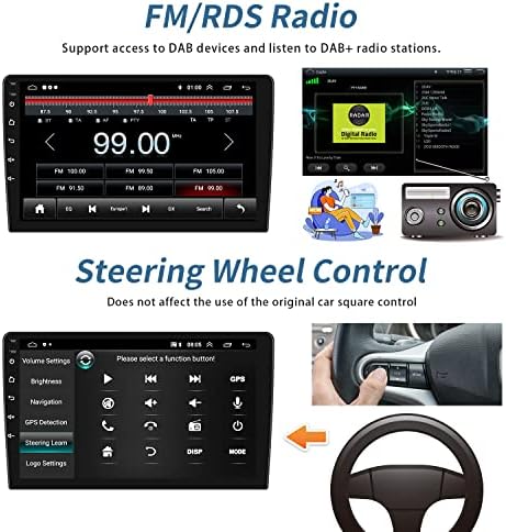 2 + 32G Android 11 Car Stereo za Hyundai Creta IX25 2015 2015-2015 sa bežičnim Apple Carplay Android Auto, 10.1 '' dodir na dodir u Dash GPS radiju s navigacijskim putem Bluetooth FM RDS HiFi EQ SWC Backup kamera