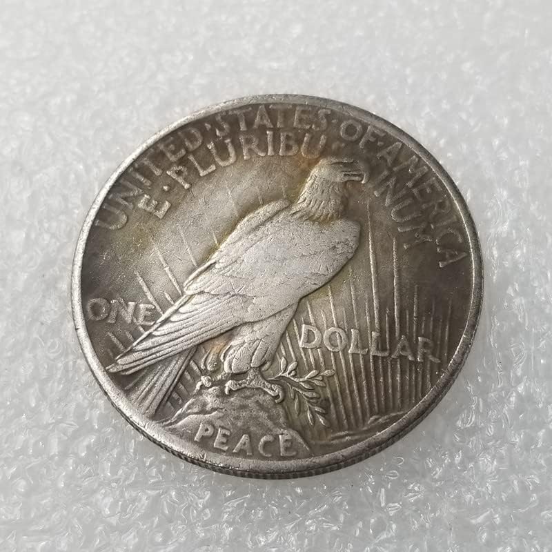 AVCITY Antique Craft Tramp nikl 34_1923 mir posrebreni novčić kopija prigodnog stranog novčića 429