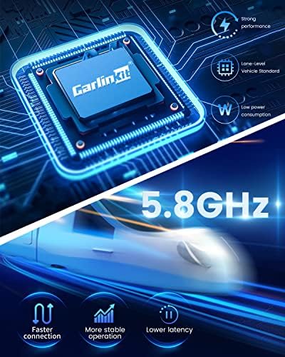 Carlinkit Tesla Carplay i Android Auto bežični adapter za sve Tesla, 5G čip, Plug & Play, za iPhone / Android najbrže bežični Apple
