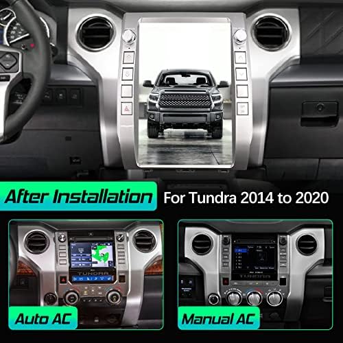 Linkswell Gen 4 T-Style Auto radio za Toyota Tundra 2014 do 2020, 12.1 '' Touchscreen Tundra Car Stereo, GPS navigacija Android Head