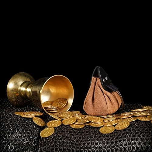Mythrojan Suede koža nakit torba vezica Božić poklon torba za čuvanje torbica za svadbene zabave usluge-braon & crn