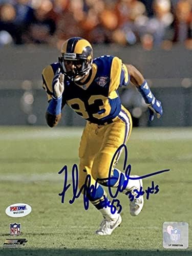 Willie Flipper Anderson potpisao 8x10 photo Rams PSA W40288 W / natpis - AUTOGREMENT NFL fotografije