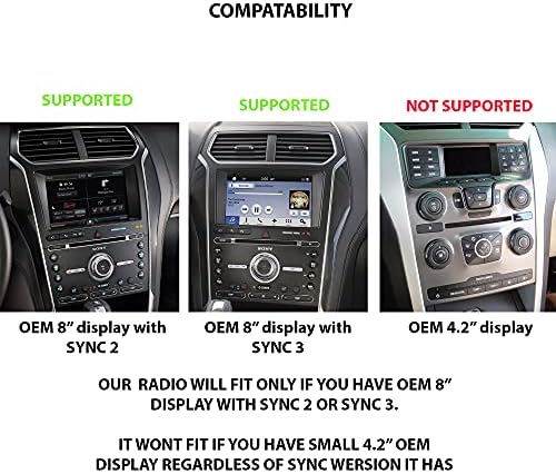 Carsoll kompatibilan sa 2011-2019 Ford Explorer Android 12.1 Tesla Style Vertical Radio ekran GPS navigacijsko zaslon Glavna jedinica