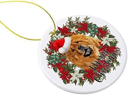 Božić Uspomena Ukrasi Garland Sretan Božić Pas Keramički Ornament Idealni Pokloni Ukrasi Božićno Drvo Viseći Ornamenti Suvenir Božićni