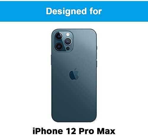GLASS-M [2 Pack] Zaštita ekrana protiv plavog svjetla za iPhone 12 Pro Max, folija od kaljenog stakla za zaštitu očiju, puna pokrivenost