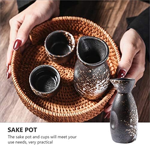 DoItool staklene čaše postavljene čaše za staklene čaše za piće 3pcs / set keramički japanski stil Sake Set Sake Serviranje 1 Objavljivanje
