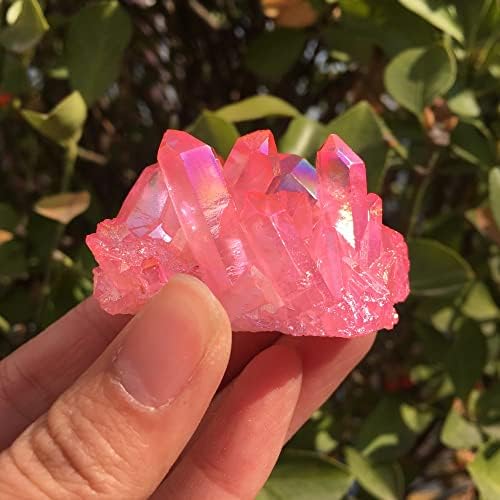 Bahlts Natural Crystal Gruba ukras za kućnu kuću 50-60g Rose Flame AURA Kvarcni kristalni uzorci klastera