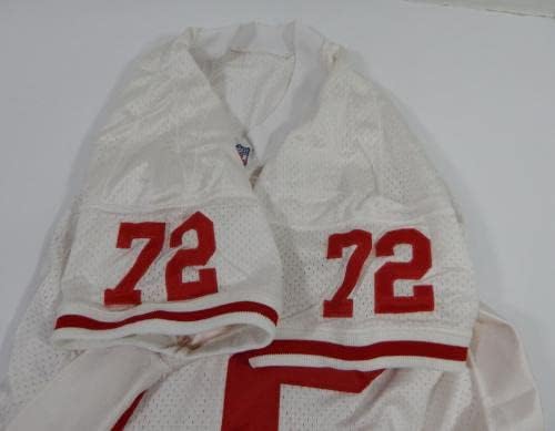 1995 San Francisco 49ers Oliver Barnett 72 Igra Izdana bijeli dres 50 DP32942 - Neintred NFL igra rabljeni dresovi