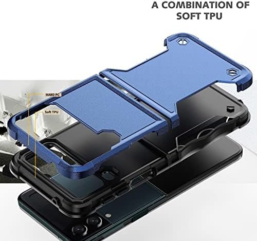 Mueng futrola za Samsung Galaxy Z Flip 4 5G, vojna zaštita za teške uslove rada robustan otporan na prašinu 3-slojni čvrsti izdržljivi