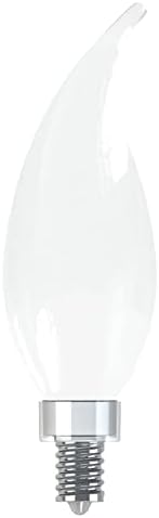 GE Lighting Relax LED Sijalice, 40 W Eqv, meka Bijela HD lampa, dekorativne sijalice, mala baza, mat