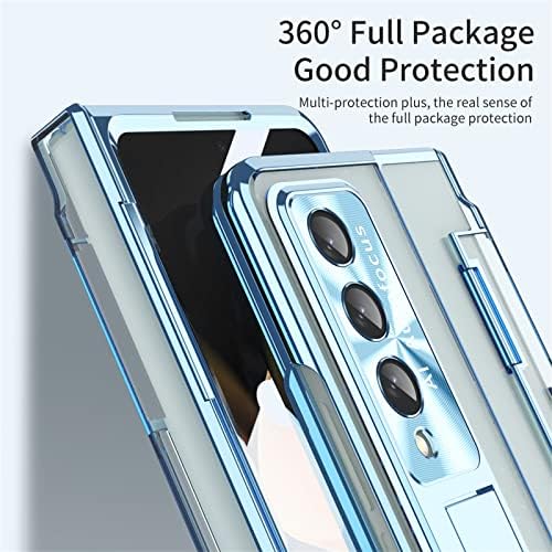 Gouhgkh Galaxy Z Fold 4 Slučaj, jednodijelno kućište za oblaganje sa udarcem i zaštitnikom zaslona, ​​kompatibilan sa Samsung Galaxy