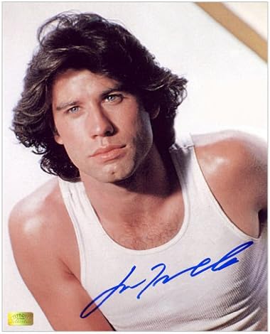 John Travolta Autography 8x10 Sultery Photo