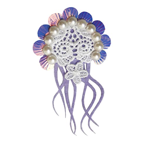 Abaodam lažni jellyfish clip styling clip za kosu Cvjetni ukrasi za djevojke Dekorativna zavjesa za kosu svadbena mladenka moderna