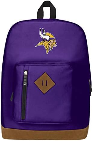 Zvanično licencirani NFL Minnesota Vikings Playbook ruksak, ljubičasta, 18 x 5 x 13& 34;