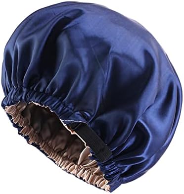 Satenski poklopac Podesiva veličina glave Spavanje svilene poklopce za žene Muškarci Dvostruki sloj Satin Postroćena spavanja Zamotavanje