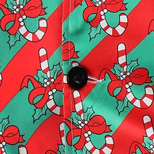 DSODAN božićni prsluci za muške, jednokradne odijelo smiješno xmas santa claus snjegović print adm business casual prsluk