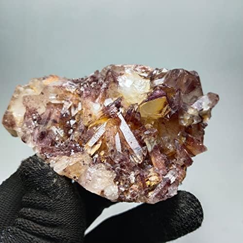 NOVO 320g hematit fantomski kvarcni kristali kamen 10x8x3cm
