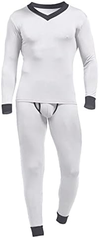 Muški dodatni tanak fit odijelo muške V-izrez za čvrsto dvostruko odijelo bešavne osnovne boje podudarajući gornji pantni muškarci