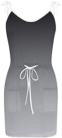Ženske haljine na plaži 2023 ljetne Mini sarafan Boho lepršave haljine s džepovima na prugaste rukave bez haltera