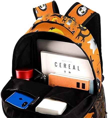 VBFOFBV Lagani casual backpack za prijenosnih računala za muškarce i žene, crtani za Halloween
