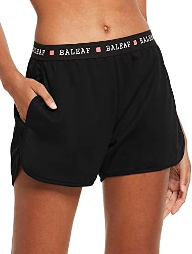Baleaf Women's 3 Trke za trčanje Brzo suho NO LINER Atletski trenerke TRACK hlače džepovi sa zatvaračem