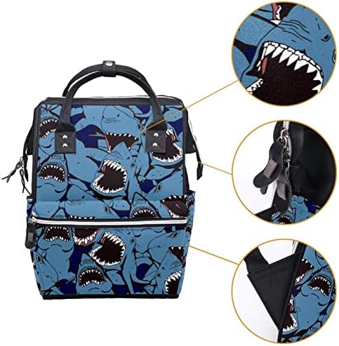 Morski psi morski okean torba ruksak ruksak na koledžu u ruksaku casual pantalona za laptop
