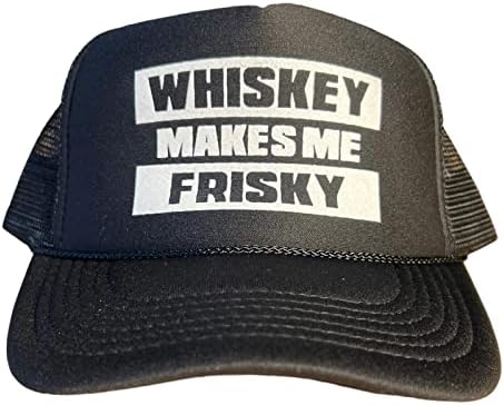 Whisky me čini žustrim Snapback kamionski šešir za muškarce ili žene, Vintage Fit sa Smiješnom grafikom noviteta, prilagođena mrežasta
